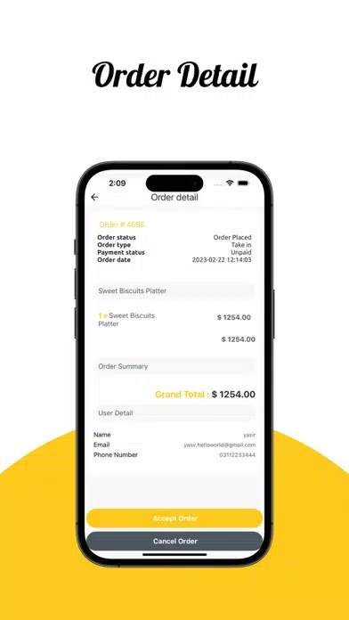 Zrzuty ekranu Vinact - Restaurant POS Admin