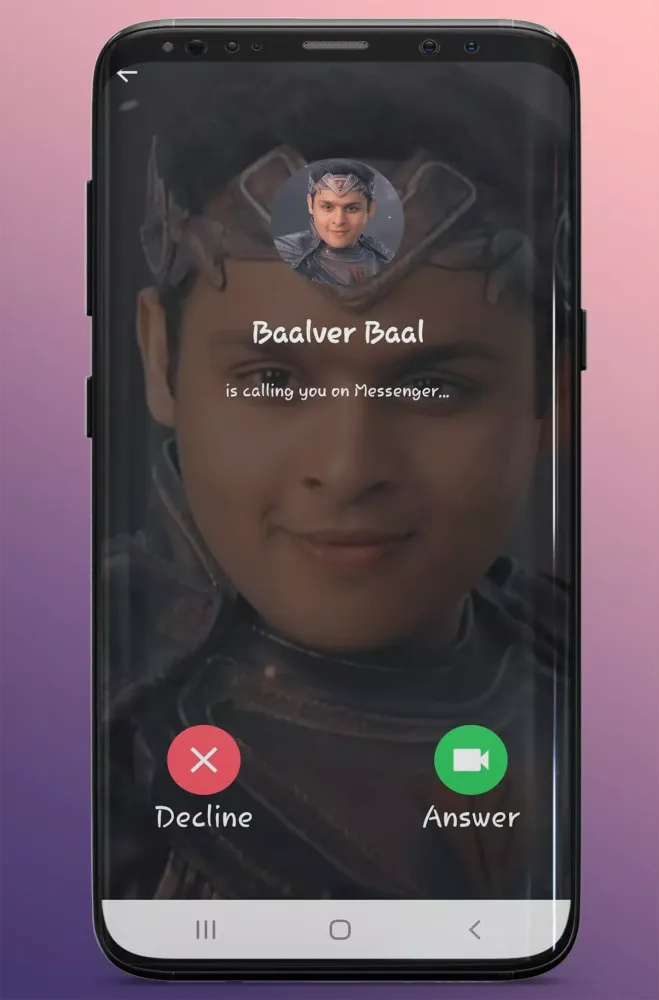 Tangkapan skrin Balveer Baal Video Call Prank