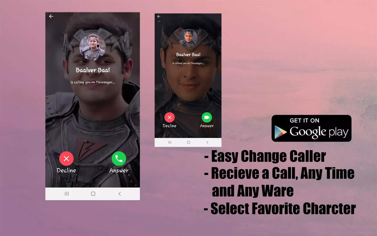 Tangkapan skrin Balveer Baal Video Call Prank