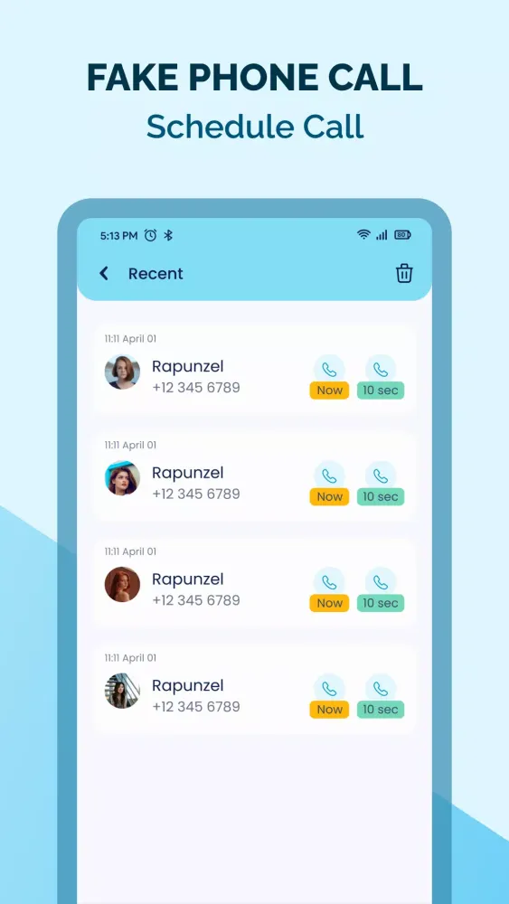 Fake call - Prank phone calls Screenshots