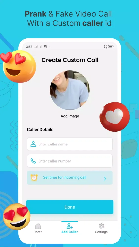 Screenshot di Fake call: Prank call & chat