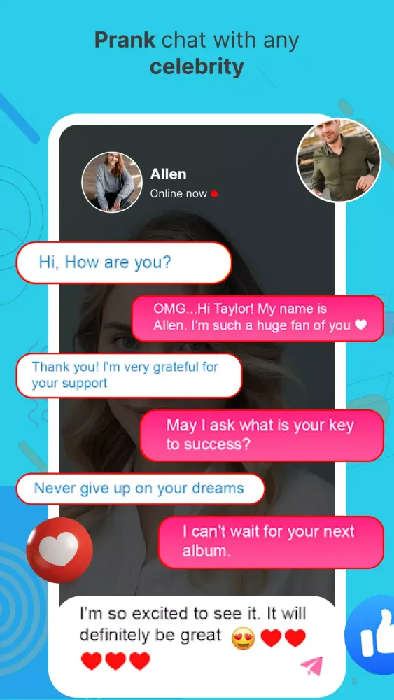 Screenshot di Fake call: Prank call & chat