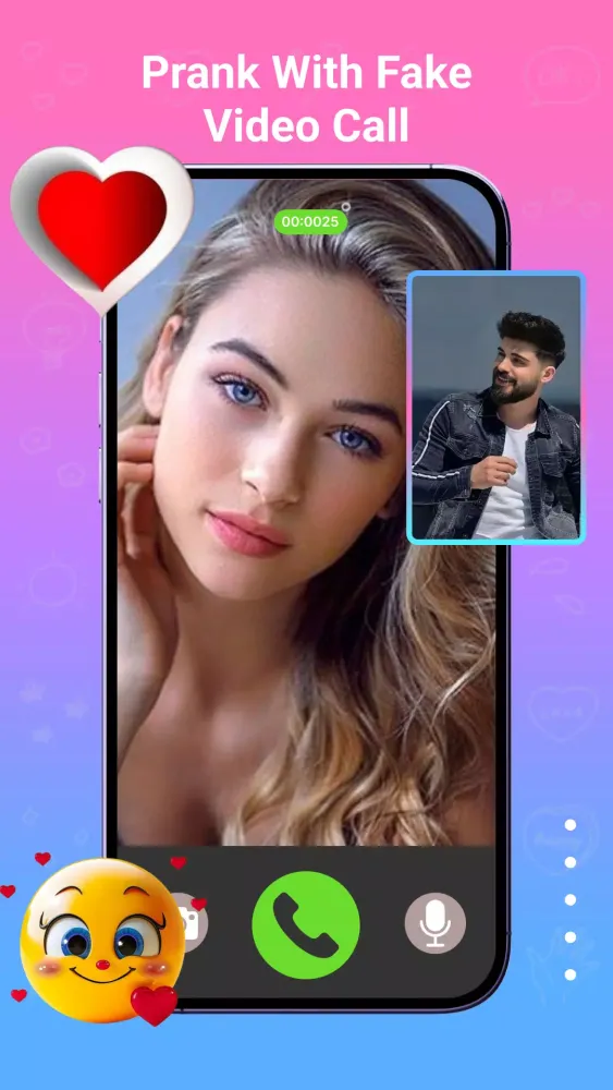 Prank call: Fake video call Screenshots