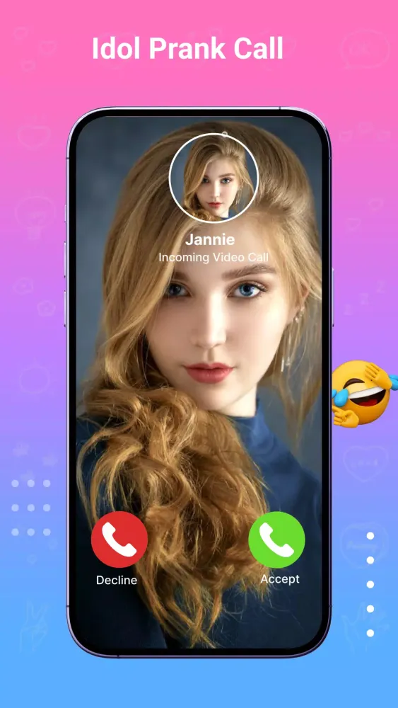 Prank call: Fake video call Screenshots
