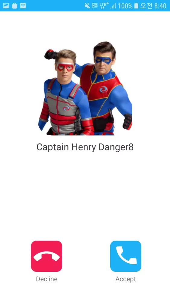 Captain Henry Fake Call & Chat স্ক্রিনশট