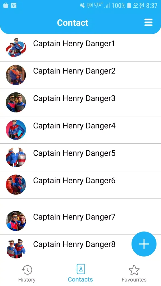 Captain Henry Fake Call & Chat স্ক্রিনশট