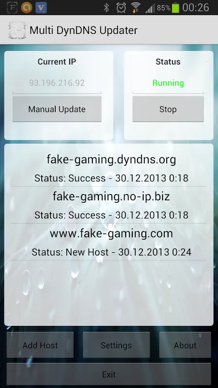Multi DynDNS Updater Free Screenshots
