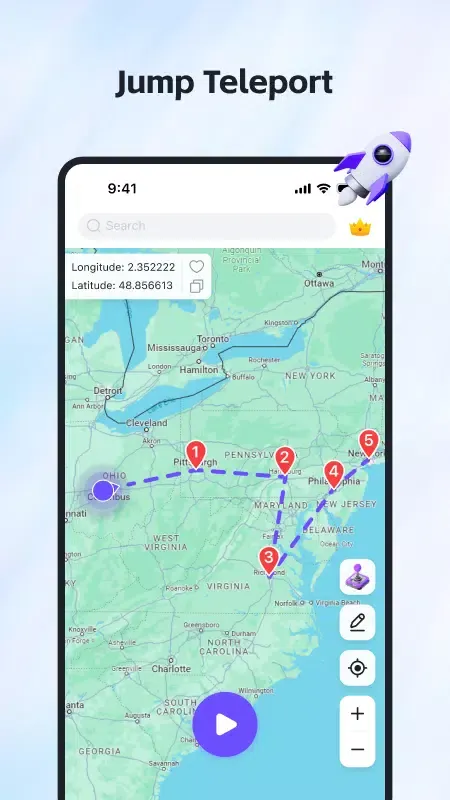FakeGPS Go Screenshots