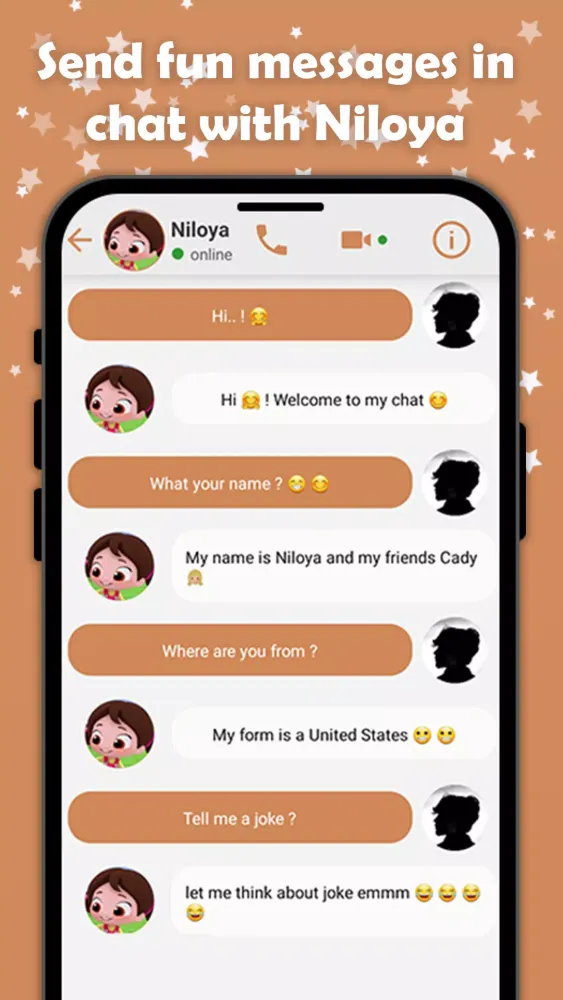 fake call Video for Niloya سکرین شاٹس