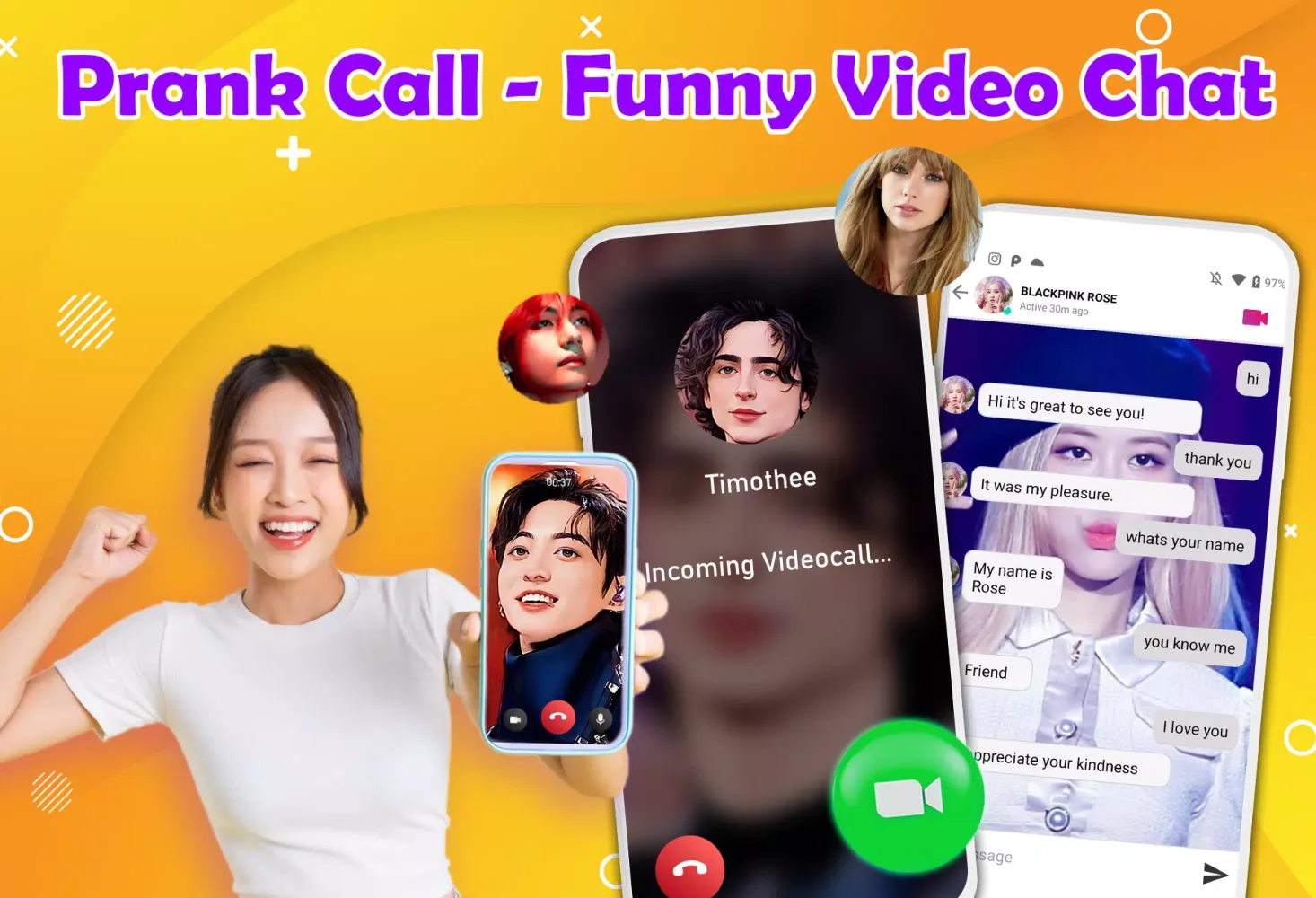 Prank Call - Funny Video Chat應用截圖