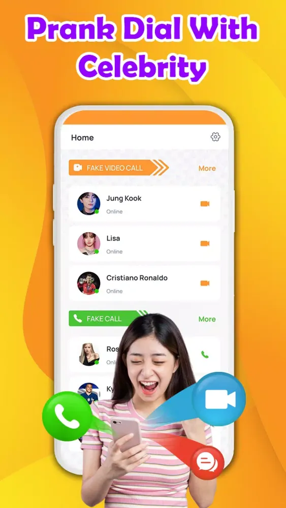 Prank Call - Funny Video Chat應用截圖
