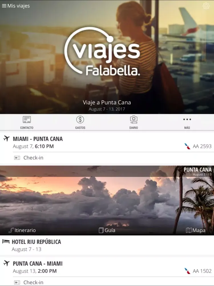 Скриншоты Viajes Falabella iPad 