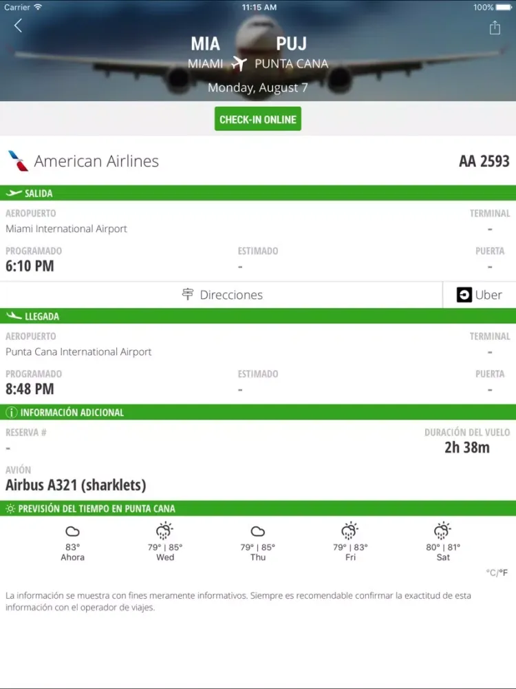 Скриншоты Viajes Falabella iPad 