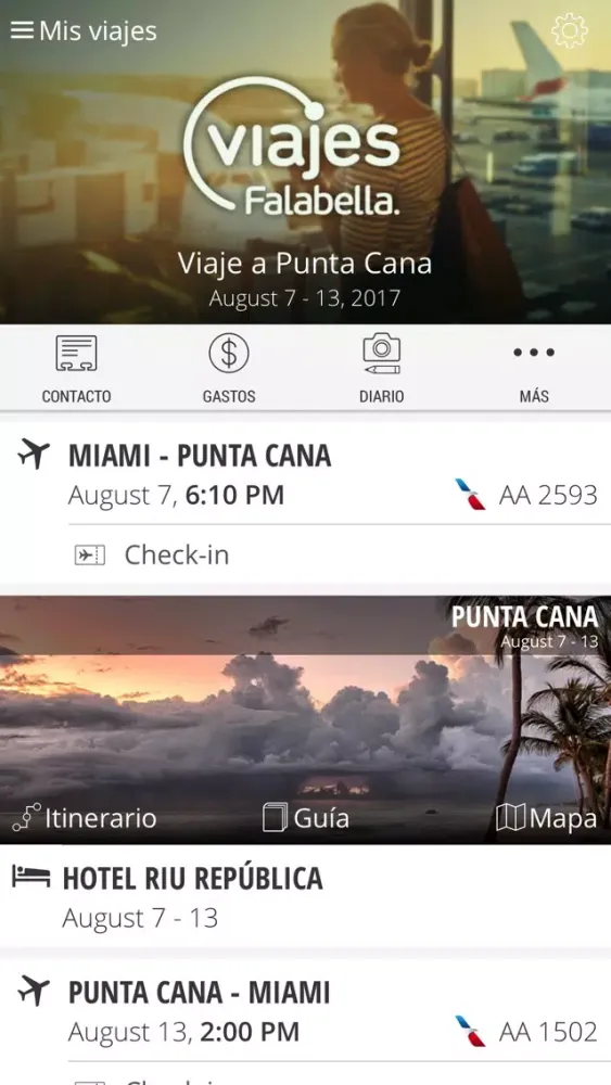 Скриншоты Viajes Falabella