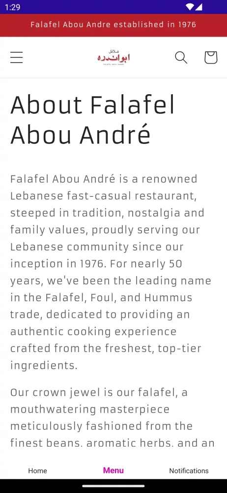 Falafel Abou Andre應用截圖