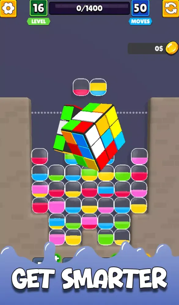 Capturas de tela do Bubble Tetris