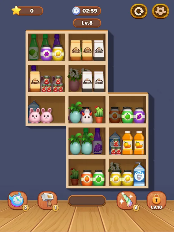 Capturas de pantalla de Triple Goods: Match & Sort 3D iPad 