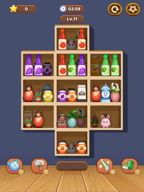 Capturas de pantalla de Triple Goods: Match & Sort 3D iPad 