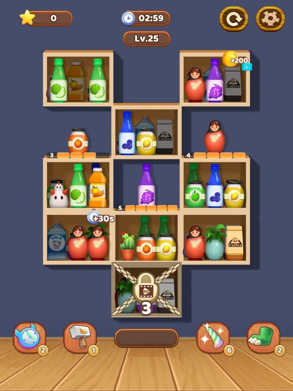 Capturas de pantalla de Triple Goods: Match & Sort 3D iPad 