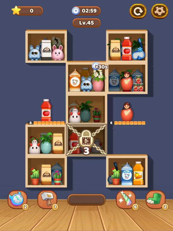 Capturas de pantalla de Triple Goods: Match & Sort 3D iPad 