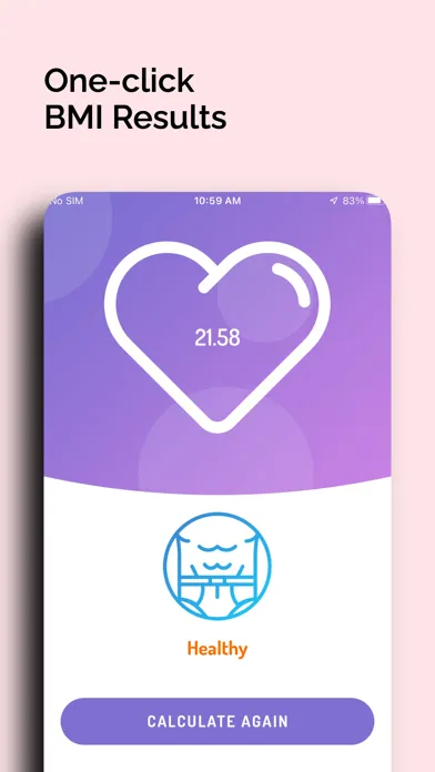 Screenshot di BMI Easy Calculator