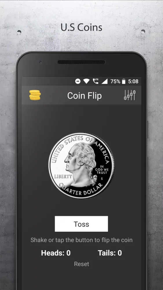 ภาพหน้าจอของ Coin Flip