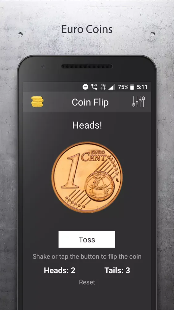 ภาพหน้าจอของ Coin Flip
