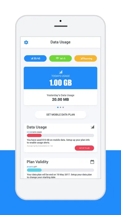 Screenshot di Network Data Usage Tracker