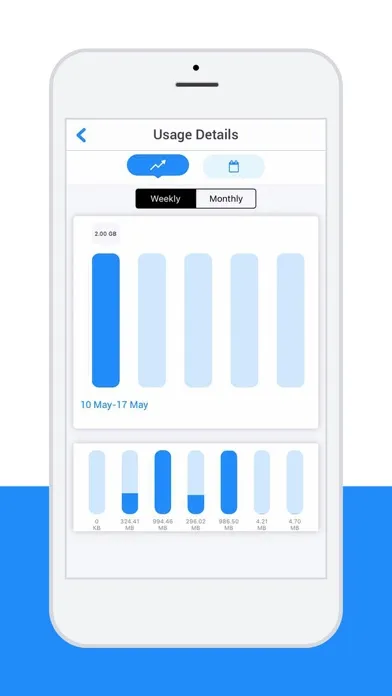 Screenshot di Network Data Usage Tracker