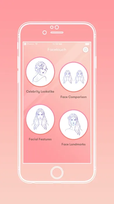 FaceTouch - Find your celebrity lookalike & more..应用截图