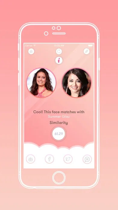FaceTouch - Find your celebrity lookalike & more..应用截图