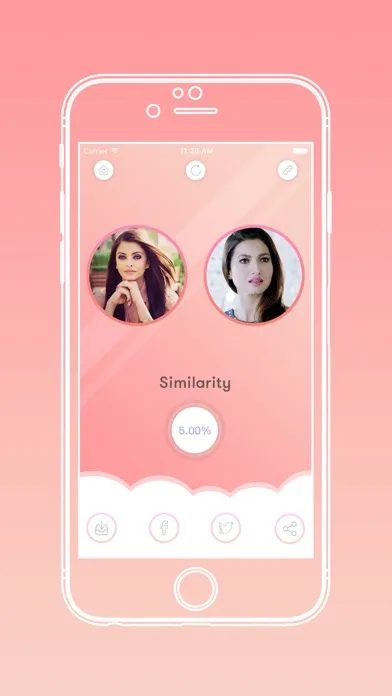 FaceTouch - Find your celebrity lookalike & more..应用截图
