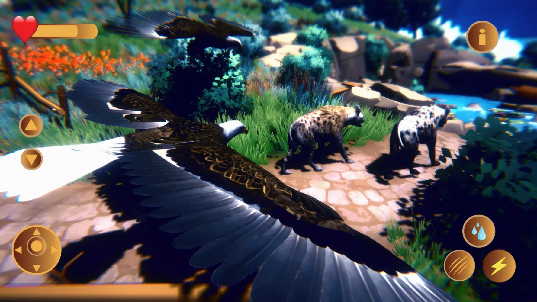 Captures d'écran de Eagle Simulator 3D Falcon Bird
