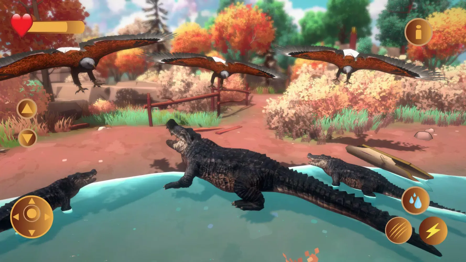 Captures d'écran de Eagle Simulator 3D Falcon Bird