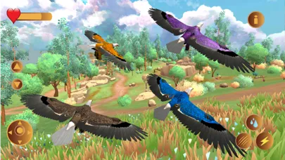 Tangkapan skrin Eagle Simulator 3D Falcon Bird