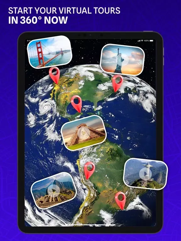Street View : Live Maps App iPad  سکرین شاٹس