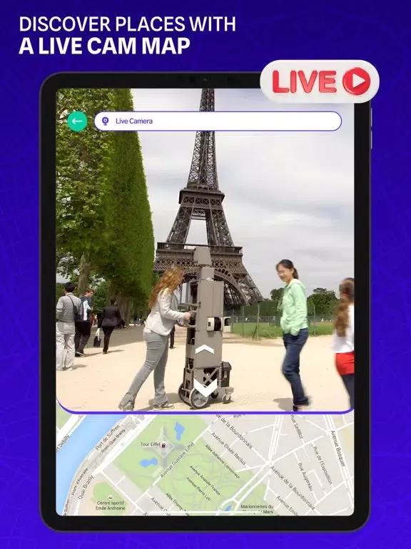 Street View : Live Maps App iPad  سکرین شاٹس