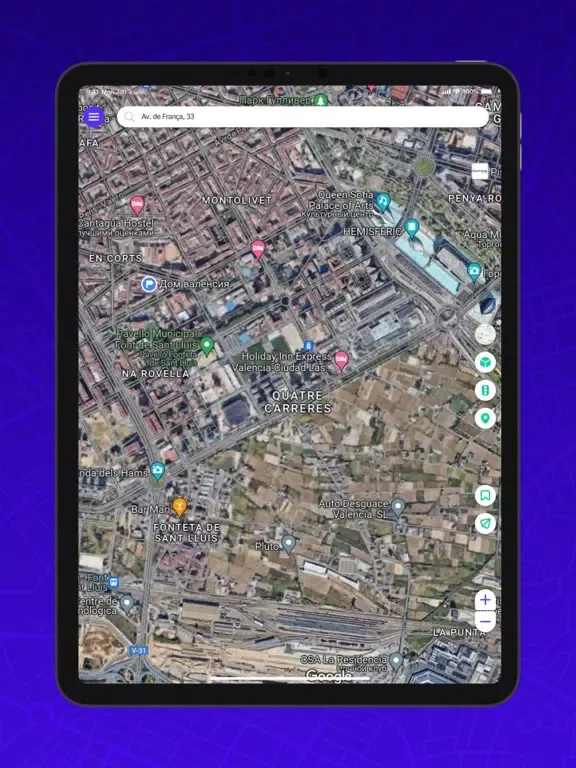 Street View : Live Maps App iPad  سکرین شاٹس