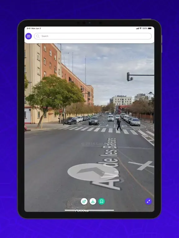 Street View : Live Maps App iPad  سکرین شاٹس