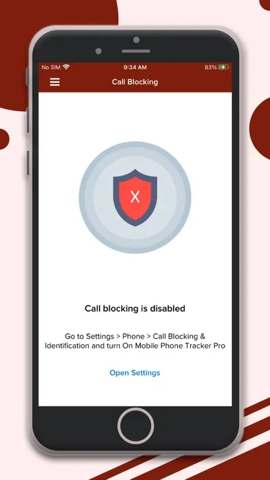 Tangkapan layar Mobile Phone Tracker Pro - SIM