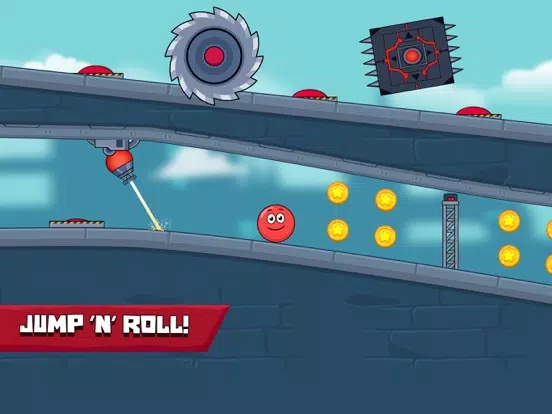 Red Ball Super Roller iPad  स्क्रीनशॉट
