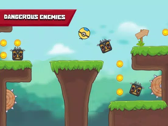 Red Ball Super Roller iPad  स्क्रीनशॉट
