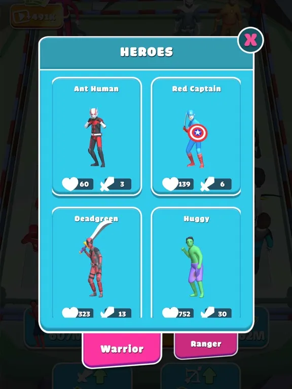 Merge Super Fight iPad 应用截图