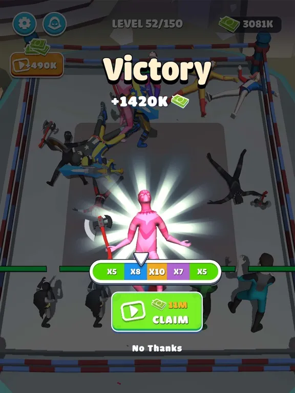 Merge Super Fight iPad 应用截图