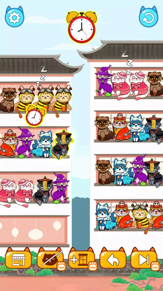 Cat Sort Puzzle : Color Games Ekran Görüntüleri