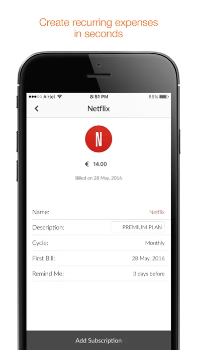 Ảnh chụp màn hình của Robin - Subscription Manager