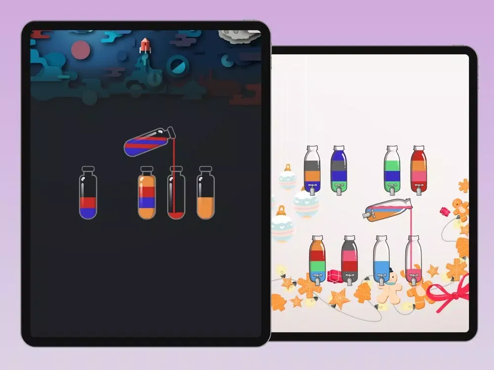 Capturas de pantalla de Sorting Color Water iPad 