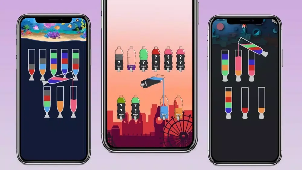 Capturas de pantalla de Sorting Color Water