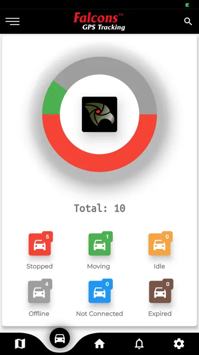 ภาพหน้าจอของ Falcons™ GPS Tracking