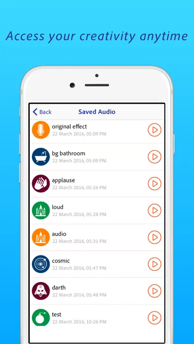 Voice Changer - Funny Effects سکرین شاٹس